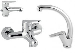 Set 3 Baterii IRIS NEW, bucatarie. lavoar, cada