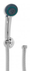 Set para dus 3 functii cu suport si furtun flexibil Fast, crom