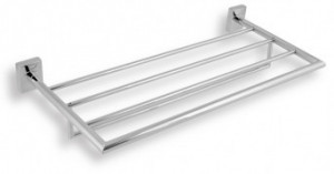 Suport prosoape 60cm cu portprosop bara Metalia 12, crom