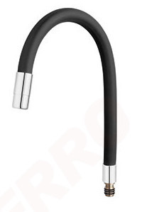 Pipa Elastica Pentru Baterie Spalator Elastico, Negru
