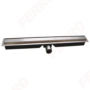 Rigola dus inox Slim Pro L= 600 mm, cu sifon incorporat DN40