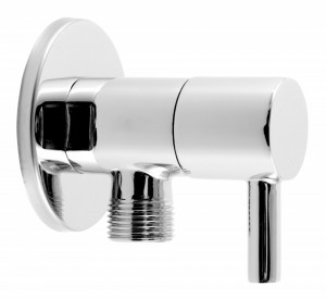 Robinet coltar cu cartus ceramic 1/2"x1/2" Rotondo, crom