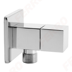 Robinet coltar cu cartus ceramic 1/2"x3/8" Quadro, crom