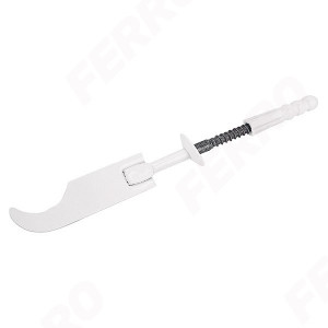 Consola filetata cu diblu pentru radiatoare aluminiu, alba