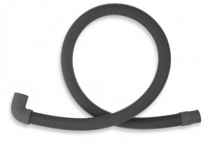 Furtun cu cot evacuare masina de spalat, L=300 cm