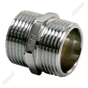 Niplu alama cromata 3/8"