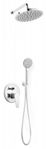 Set 5 in 1 Rotondo: BAG7P baterie ingropata dus cu cap dus fix, para dus mobila , furtun flexibil si racord - SET-ROT1-P