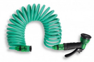 Set furtun gradina spiralat 7.5 m cu accesorii