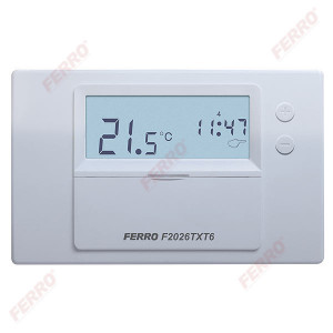 Termostat electronic de ambianta programabil F2026TX fara fir