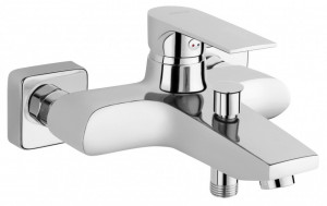 Baterie cada si dus Ferro Square, cartus ceramic, Crom, fara accesorii 5902194946629