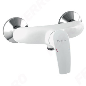 Baterie perete dus Metalia 57, alb/crom fara accesorii - 57060/1,1