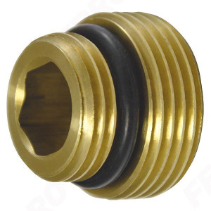 Niplu alama redus pentru radiatoare, 3/4"x1/2" cu garnitura plata , crom