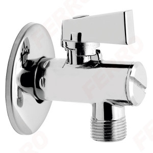 Robinet coltar cu filtru 1/2"x3/8", crom