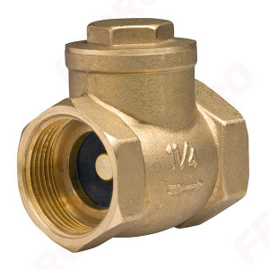 Supapa de sens din alama cu clapeta 1/2"