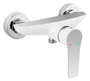Adore White/Chrome - baterie perete dus