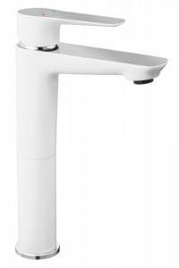 Adore White/Chrome - baterie stativa lavoar inalta