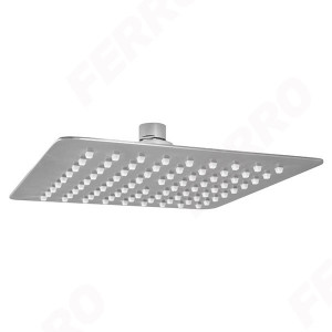 Cap de dus fix 200x200 mm Slim, inox