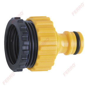Conector din plastic 3/4"x1/2" FI pentru robinet
