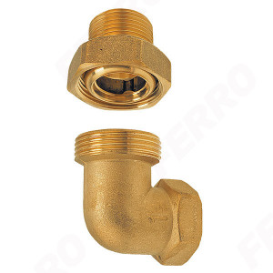 Cot olandez din alama 1 1/4" FI-FE cu O-ring
