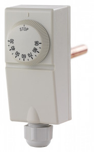 Termostat de imersie TURE 10, 30-90/16A/250V AC, IP40
