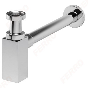 Sifon lavoar din alama 1 1/4 x 32 mm Quadro, crom