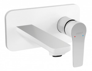 Adore White/Chrome - baterie ingropata lavoar