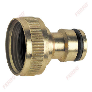 Conector din alama 1" FI pentru robinet