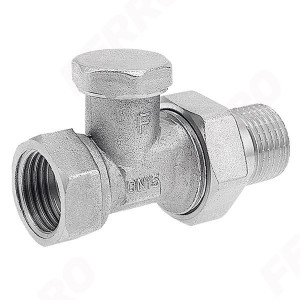 Robinet radiator retur drept 1/2"x15 mm pentru lipire