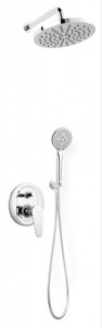 Set 5 in 1 Rotondo: BAG7P baterie ingropata dus cu cap dus fix, para dus mobila , furtun flexibil si racord - SET-ROT1-P