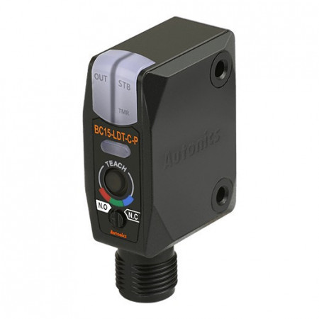 Color marker BC15-LDT-C-P,PNP NO/NC,Sn=15mm,convergent-reflective,konekt. M12,12-24Vdc,IP67 Autonics
