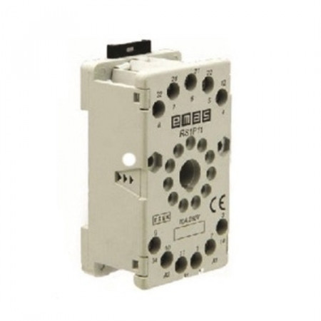Podnožje RS1P11H1, 11-pina, 10A, 250Vac IP40 Emas