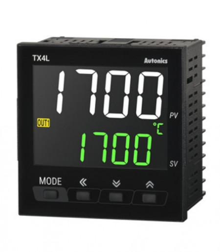 Termoregulator TX4L-14R, disp. LCD,2 reda,4 cifre,1 alarm, relejni,100-240Vac 50/60Hz, IP50 Autonics