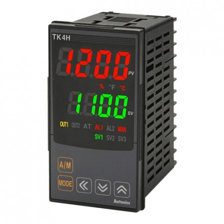 Termoregulator TK4H-B4SR disp.2 reda-4d,48x96mm,2 alarm,RS485,SSR,2 relejna,100-240Vac IP65 Autonics