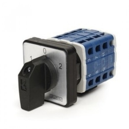 Grebenasti prekidač PSA063KD334S, 3x63A (1-0-2), 3 nivoa 60Â°, 6kA, 64x64mm IP54 Emas
