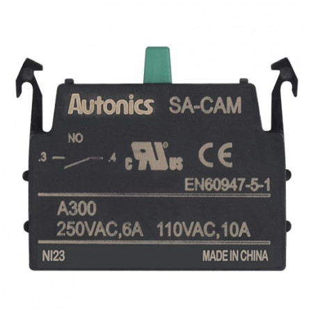 Kontakt blok SA-CAM, start-radni, 1NO, modularni, 6A 250Vac Autonics