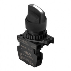 Prekidač dvopoložajni S2SR-S3WAM, 0-1 45°, 1NO, fi22mm, 6A 250Vac IP52 Autonics