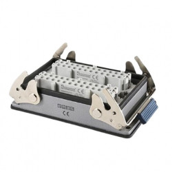 Industrijski konektor EBM48PM48, ženski, panelni, 48 polni, 16A, 690V, 6 kV, IP65 Emas