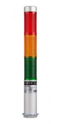 Signalni toranj PLDS-302-RYG, D25mm, 3 boje, aluminijumsko kućište, 24Vac/Vdc IP52 Autonics