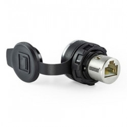 Utičnica Ethernet BRJ45, RJ45, ugradnja na fi22mm,1.5A, IP65 Emas