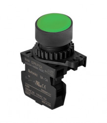 Taster zeleni S2PR-P1GAM, 1NO, 6A 250Vac IP52 Autonics
