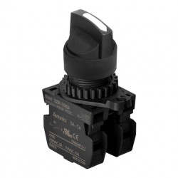 Prekidač tropoložajni S2SR-S7W2AM 1-0-2 90°, 2NO, fi22mm, 6A 250Vac IP52 Autonics