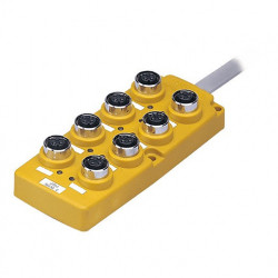 Konektorska kutija PT8-3DP, 8 port,4-pin M12, PNP, LED indikacija,kabal l=5m,12-24Vdc IP67 Autonics