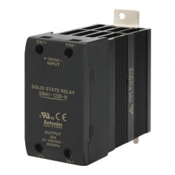 Solid State Relay SRH1-1230-N,integrisan hladnjak,1-fazni,ulaz 4-30Vdc, izlaz 24-240Vac,30A Autonics