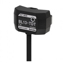 Foto-senzor BL13-TDT-P,PNP NO/NC, detek. tečnosti, fi6-13mm,through beam,l=1m,12-24Vdc IP64 Autonics