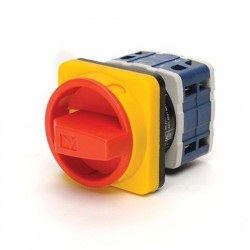 Grebenasti prekidač PSA016AK941E, 3P+Nx16A (0-1), 2 nivoa (ž/c) 90°, 6kA, 48x48mm IP54 Emas