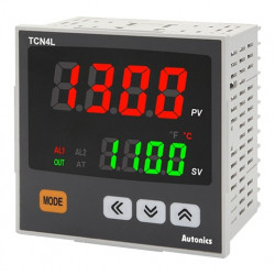 Termoregulator TCN4L-24R disp.2 reda-4 cifre,96x96mm, 2 alarma,relejni/SSR,100-240Vac IP65 Autonics