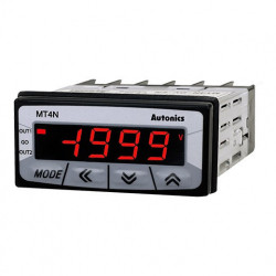 Panelmetar MT4N-AV-E3,LCD 7 seg-4 d,48x24mm,merenje AC napon,frek relejni,4-20mA,24Vdc/Vac Autonics