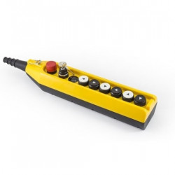 Tastatura za kranove PV9E30B444AC20, 8 tastera+1 sve stop(NC),dupla brzina, 4A 250Vac IP65 Emas