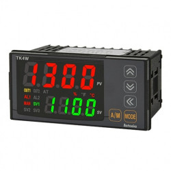 Termoregulator TK4W-14RR,disp.2 reda-4d,96x48mm,1 alarm,CT,DI-1,2 relejna,100-240Vac IP65 Autonics