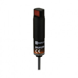 Foto-senzor BRQPS3M-PDTA,M18,NPN NO/NC,Sn=3m,side retro-reflective,kabal l=2m,10-30Vdc,IP67 Autonics